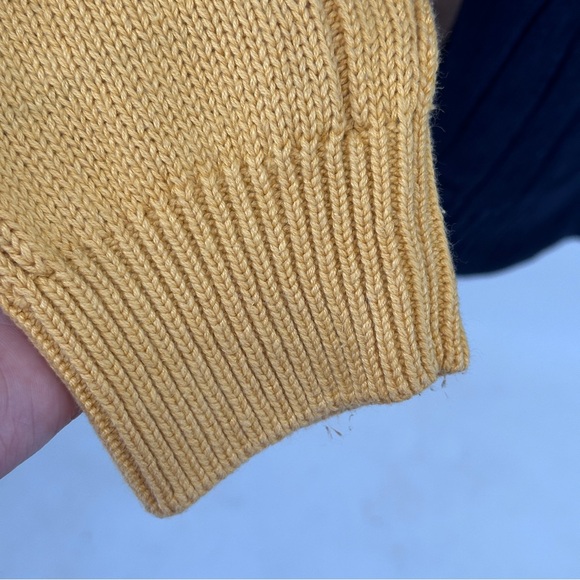 Nautica Vintage 90’s Men's XL Colorblock Cable Knit Crewneck Sweater Cotton - Picture 2 of 6